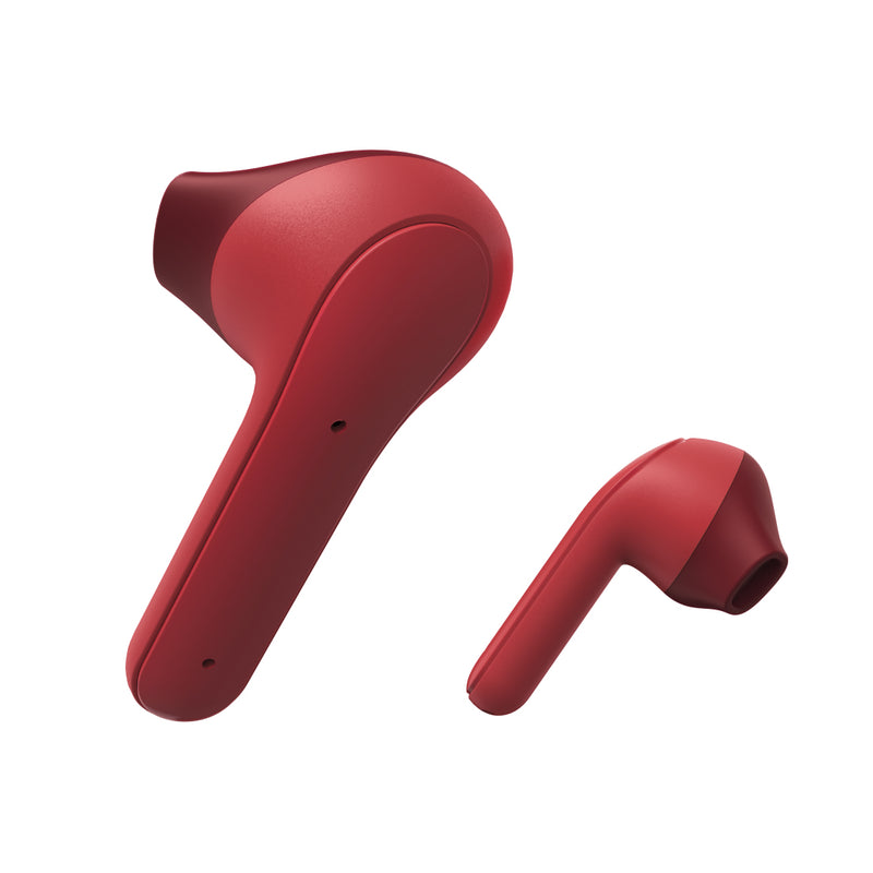 AURICULARES HAMA BLUETOOTH TRUE WIRELESS "FREEDOM LIGHT VERMELHO