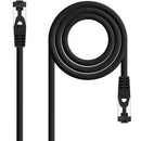 CABLE DE RED RJ45 SSTP NANOCABLE 10.20.2001-BK CAT.8.1 1M NEGRO