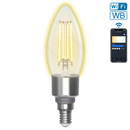 LÂMPADA DE FILAMENTO INTELIGENTE WI-FI WB C35 E14 (TRANSPARENTE)