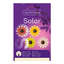 LUZ SOLAR METÁLICA EM FORMA DE FLOR Ø14X4CM CORES SORTIDAS