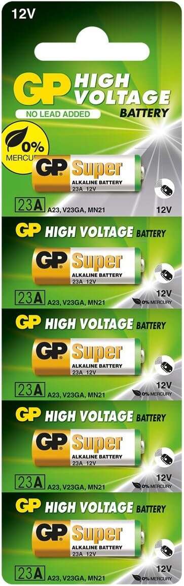 GP - PILHAS ALCALINAS 12V COMANDO GP23A BLISTER 5