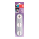 GANCHO PARA PANOS DE COZINHA ADESIVO CROMO MATE 2083-7-000 (BLIST