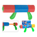 PISTOLA DE ÁGUA DE ESPUMA 30CM COM 2 PUNHOS. CORES SORTIDAS. EURO