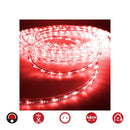 TUBO FLEXILED VERMELHO 48M.30 LEDS/M FIXO 2 VIAS IP44.