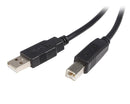 StarTech.com 2.0m USB 2.0 A-B cabo USB 2 m USB A USB B Preto