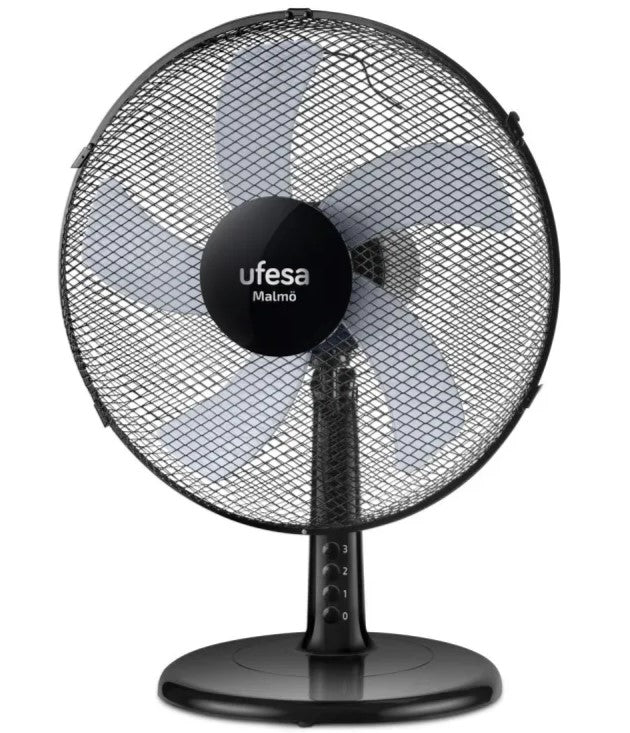 VENTILADOR SOBREMESA UFESA MALMO  40CM 50W NGRO