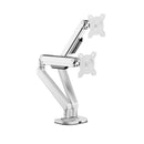 SUPORTE DE SECRETÁRIA FULL-MOTION PARA DUPLO MONITOR 13-32" SILV