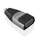 AISENS A109-0863 adaptador para cabos VGA USB C Preto, Cinzento