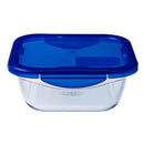CAIXA PYREX VIDRO.16X16.0,8L-285PG00( 0,8 LITROS - 16 X 16 CM - V