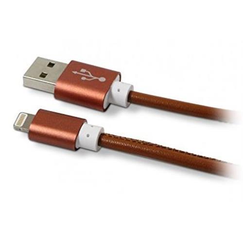 METRONIC CABLE LIGHTNING USB CASTANHO 1MT-MFI