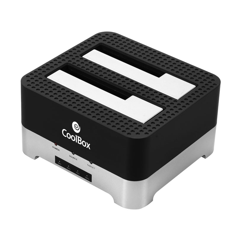 CoolBox DuplicatorDock 2 USB 3.2 Gen 1 (3.1 Gen 1) Type-B Preto,