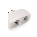 FICHA ADAPTADOR DUPLA SAÍDA T/TL 2.400W (RETRACTILADO) 4,8MM EDM