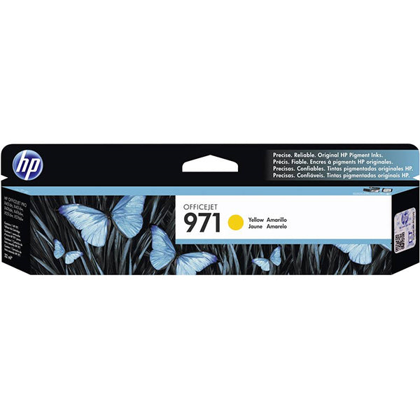 HP 971 YELLOW OFFICEJET INK CARTRIDGE