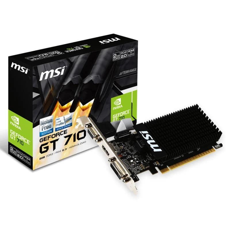 VGA MSI GT 710 2G DDR3 1VGA/1DVI-D/1HDMI - GT 710 2GD3H LP