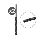 PACK 2 BROCAS MADEIRA HB 4/2K 530634 FISCHER