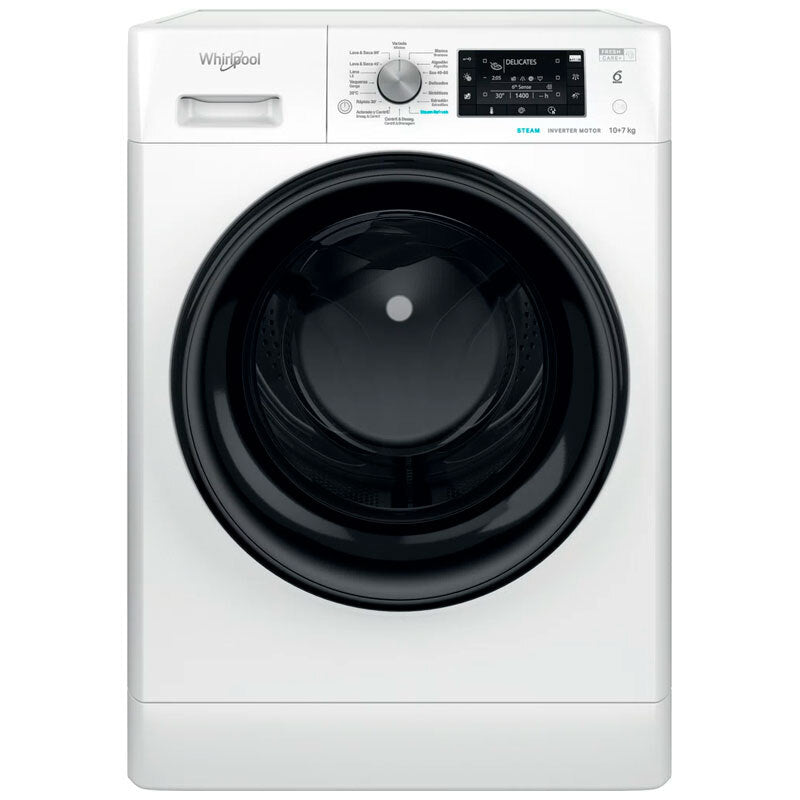 MÁQUINA DE LAVAR E SECAR WHIRLPOOL 7+10KG FFWDD-1074269-BV