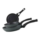 CONJUNTO DE 3 FRIGIDEIRAS STIM EM ALUMÍNIO FORJADO Ø18 / Ø22 / Ø2