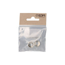 PACK 2 UNID. SUPORTE DE BARRA DE ARMÁRIO EXTENSÍVEL 12 NIQUEL EDM