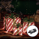 CAIXAS DE NATAL ILUMINADAS DE BAIXA TENSÃO 202530CM, BRANCO FRIO