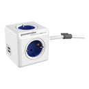 POWERCUBE EXTENDED + USB 4 TOMADAS + 2 USB 1402 POWERCUBE