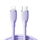 CABO COLORIDO 30W USB C PARA LIGHTNING ROXO