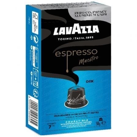 CAIXA DE 10 CÁPSULAS LAVAZZA ESPRESSO MAESTRO DEK DESCAFEINADO PA