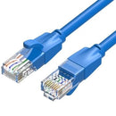 CABO DE REDE RJ45 UTP VENTION IBELG CAT.6 1.5M AZUL