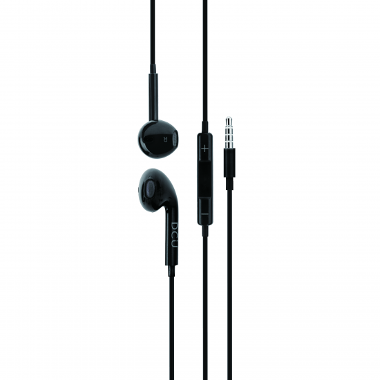 AURICULAR DCU JACK 3,5MM STEREO NEGRO