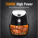 FRITADEIRA AIGOSTAR SEM OLEO 3,5L HANDY PRO 1500W PRETA