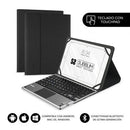 CAPA PARA TABLET SUBBLIM KEYTAB PRO CTOUCHPAD BLUETOOTH PRETA ESP