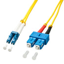 Lindy 47471 Cabo InfiniBand/Fibra Ótica 2 m LC SC Amarelo