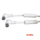PROLONGADOR TV/VIDEO CURVO COM FILTRO 9,5MM 10M EMBALADO BRANCO E