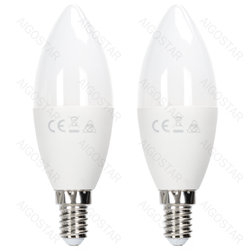 LÂMPADA DE LED C37 12W 4000K 1170LM E14 2PCS