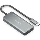AISENS HUB USB-C 3.1 - USB-C PD 100W2XUSB-C2XUSB-A 2.0 - 15CM - C