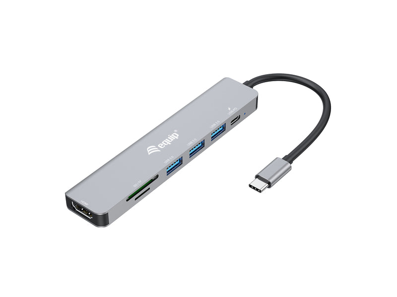 Equip 133494 base & duplicador de portas Com fios USB 3.2 Gen 1 (