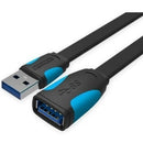 CABO DE EXTENÇÃO USB 3.0 VENTION VAS-A13-B200 USB MACHO - USB HEM