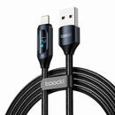 TOOCKI CABO USB A-L, 1M, 12W PRETO