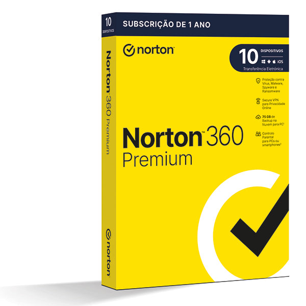NORTON 360 PREMIUM 75GB PO 1 USER 10 DEVICE 12MO GENERIC RSP MM G