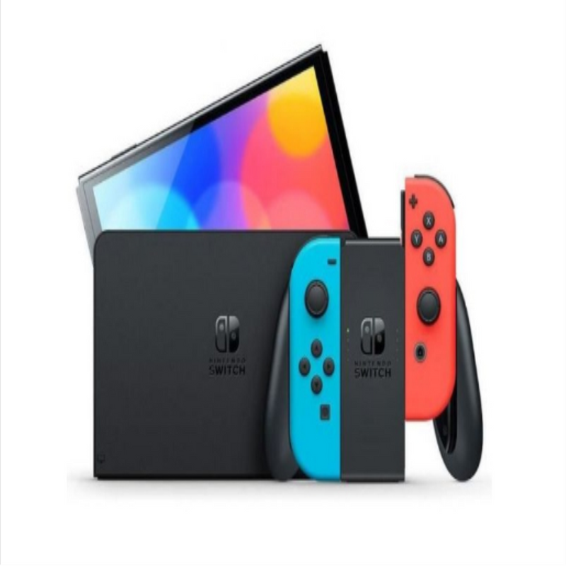 NINTENDO SWITCH OLED AZUL VERMELHA