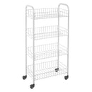 CARRO MULTIÚSOS 4 PRATELEIRAS 41X23X84CM METALTEX
