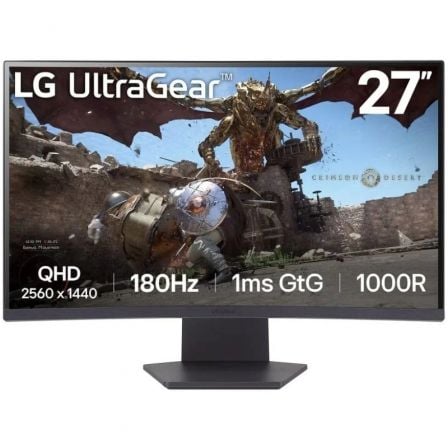 LG MONITOR VA 27" 16:9 CURVO QHD 1MS 180HZ HDMI DP 27GS60QC-B