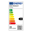 ARMADURA LED 25W 4000K LUZ DIA 2500LM 12X60X4,5CM EDM