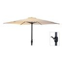 CHAPÉU-DE-SOL Ø300CM ALTURA MÁXIMA 248CM COR: CREME