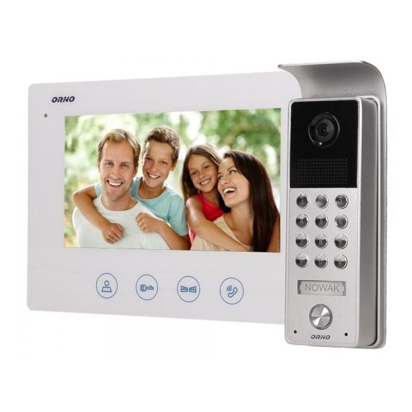 VIDEO PORTEIRO ORNO OR-VID-ME-1056/W C/ LCD 7" BRANCO