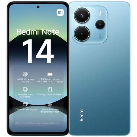 SMARTPHONE XIAOMI REDMI NOTE 14 6GB 128GB 6.67" AZUL