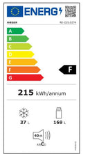 FRIGORÍFICO COM CONGEADOR HAEGER INOX NORTHPOLE220W INOX  206 LIT