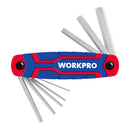 CHAVES ALLEN, CONJUNTO DE 8 PEÇAS, DOBRÁVEIS (MÉTRICAS). WORKPRO