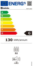 CAVE DE VINHO 52 GARRAFAS MEIRELES MVT UNO 131 LITROS