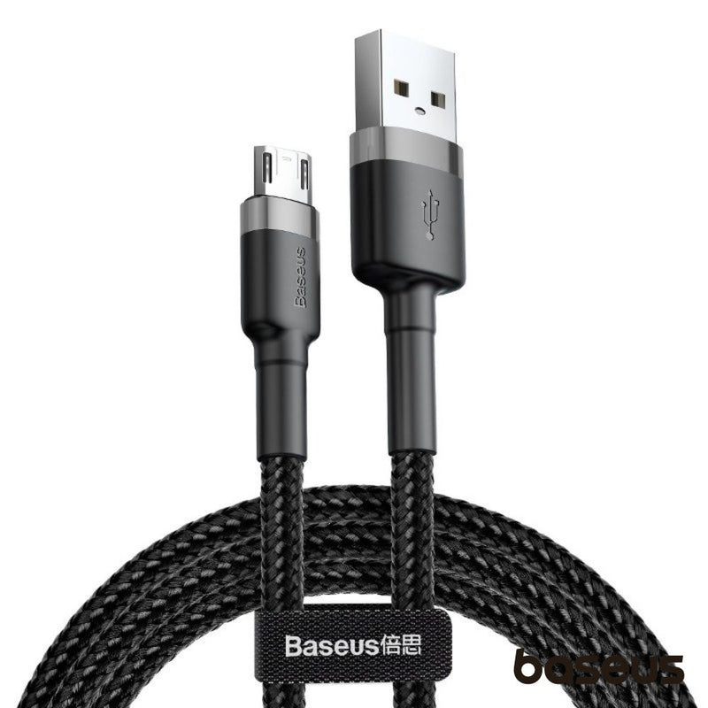 CABO USB-A MACHO P MICROUSB MACHO 0.5M CAFULE BASEUS