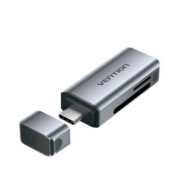 LECTOR DE TARJETAS EXTERNO VENTION CLJH0 USB TIPO-C